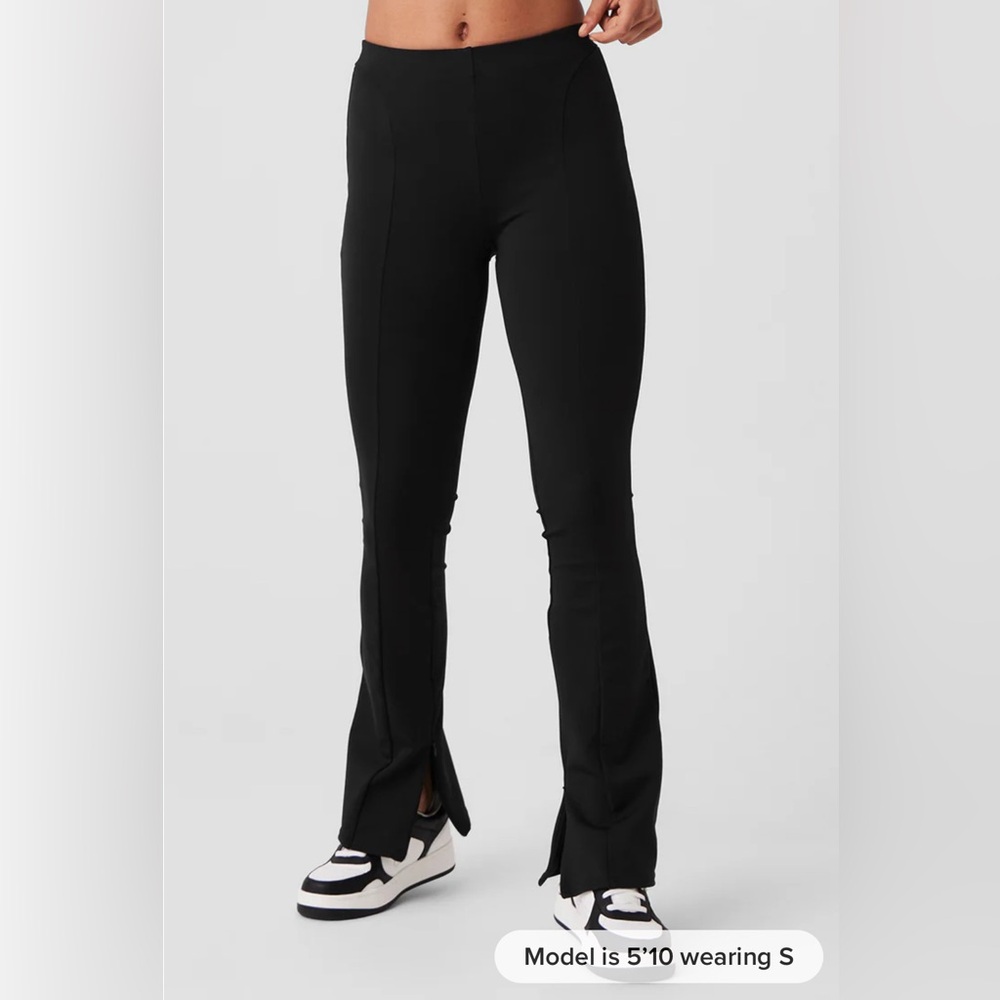 ALO High Rise Black Women's Flared Pants